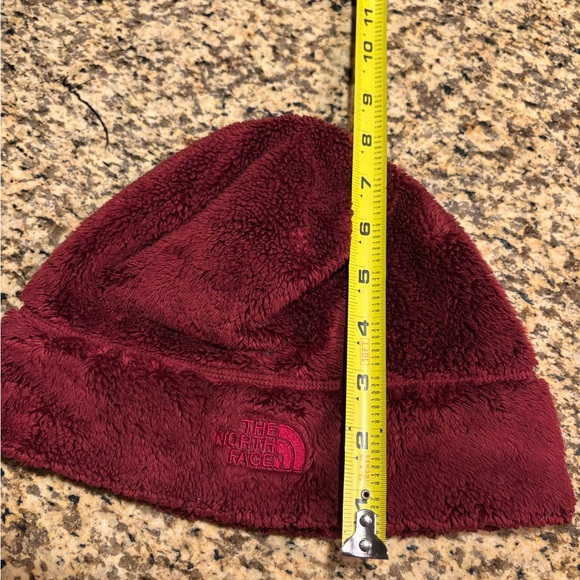 The North Face Accessories - The North Face Burgandy Osito Beanie